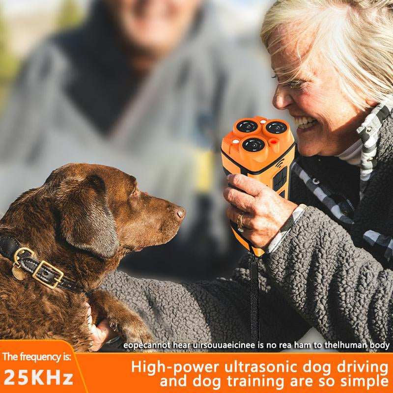 Dog Bark Deterrent Device Stops Bad Behavior - No Need Yell or Swat, Just Point to a Dog, Hit the Button - Long-Range Ultrasonic