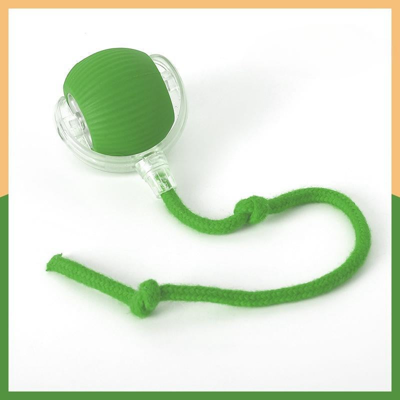 Dog & Cat Accessories,Gift for Pets,Cat Toys,Intelligent Standby,Electric Cat Ball Toy with Rope,Interactive Cat Teaser Toy,Automatic Cat Stuff